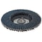 Weiler 4-1/2" Tiger Paw Abrasive Flap Disc, Flat (TY27), 36Z, 5/8"-11 UNC 51112 - alternate 1